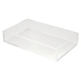 ACRYLIC GUEST TOWEL HOLDER - CLEAR